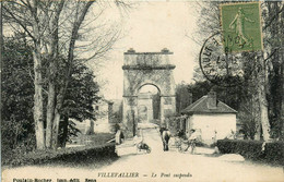 Villevallier * Route Et Le Pont Suspendu - Autres & Non Classés