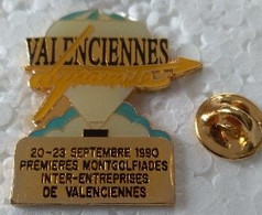 Pin's - Montgolfières - VALENCIENNES - Dynamite - 20-23 Septembre 1990  - - Montgolfières