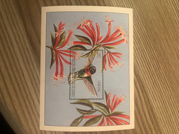 Congo DR 2000 Hummingbirds Stamp Mini Sheet - Autres & Non Classés