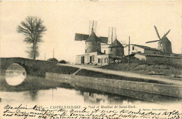 Castelnaudary * Pont Et Moulins De St Roch * Moulin à Vent Molen - Castelnaudary