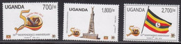 Uganda 2012, 50th Anniversary Of Independence, MNH Stamps Set - Uganda (1962-...)