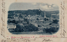 Gruss Aus Hirschberg An Der Saale. Gasthof Goldener Hirsch, 1899. - Other