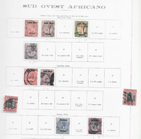 Delcampe - 95477)  SUD  OVEST AFRICANO-1923-27-LOTTO DI FRANCOBOLLI.-USATI - Gebruikt