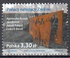 Poland 2021 - Poles Rescuing Jews - Mi.5282 - MNH(**) - Ungebraucht