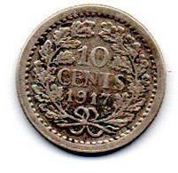 Pays Bas - 10 Cents 1917 TB - 10 Centavos
