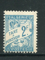 ALGERIE- Taxe Y&T N°30- Neuf Avec Charnière * - Segnatasse