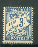 ALGERIE- Taxe Y&T N°11- Neuf Avec Charnière * - Segnatasse