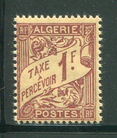 ALGERIE- Taxe Y&T N°9- Neuf Avec Charnière * - Segnatasse