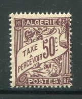 ALGERIE- Taxe Y&T N°7- Neuf Avec Charnière * - Segnatasse