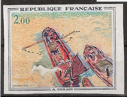 France Yvert 1733a ** Tableau De Derain Non Dentelé - 1971-1980