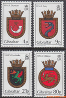 Gibraltar 1985 - Mi:493/496, Yv:501/504, Stamp - XX - Coats Of Arms - Gibilterra