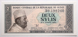 Guinée - 2 Sylis - 1981 - PICK 21a - NEUF - Guinea