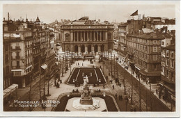 MARSEILLE - Le Palais Et Le Square De La Bourse - Monumenten