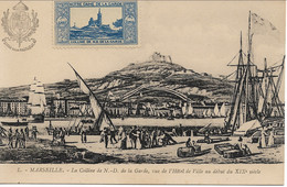 MARSEILLE - La Colline De N. D. De La Garde Au Début Du XIXe Siècle - Notre-Dame De La Garde, Aufzug Und Marienfigur