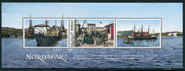 GREENLAND 2013 Nordafar Trading Station Block  MNH / **.  Michel Block 64 - Unused Stamps