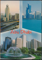 °°° 26040 - UAE - VIEW OF ABU DHABI - THE CAPITAL - 1998 With Stamps °°° - Ver. Arab. Emirate