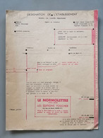 Normolettre Des éditions Foucher. Employé Pour Pointer Au Crayon Les Repères Indispensables à La Dactylographie - Other Plans