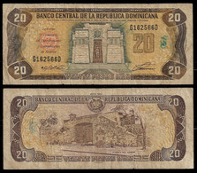 REP. DOMINICANA BANKNOTE - 20 PESOS 1992 P#139 F/VF (NT#04) - Repubblica Dominicana