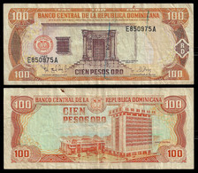 REP. DOMINICANA BANKNOTE - 100 PESOS 1997 P#156a F/VF (NT#04) - Repubblica Dominicana