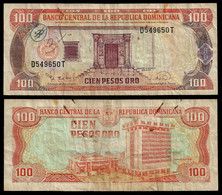 REP. DOMINICANA BANKNOTE - 100 PESOS 1995 P#150a F/VF (NT#04) - Dominicaanse Republiek