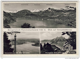 Bürgenstock - Hammetschwand  Blick  Auf  Vierwaldstättersee - 1955 - Sonstige & Ohne Zuordnung
