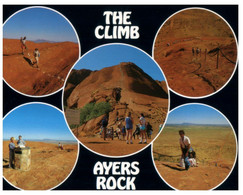 (MM 11) Australia - NT -  Ayers Rock (now Called Uluru) The CLimb (now It's NOT Allowed To Climb The Rock) - Uluru & The Olgas
