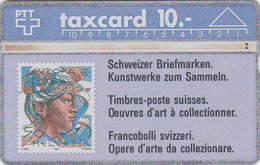 TC Magnétique L&G SUISSE - TIMBRE EUOPA PEINTURE Femme - STAMP With Woman On Phonecard SWITZERLAND - Card - 190 - Sellos & Monedas