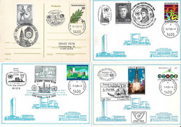 6031m: UNO Wien 4 Belege Lt. Scan - Covers & Documents