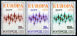 LOTE 2192  ////  (C125) CHIPRE   YVERT N:  366/368 **MNH   //  CATALOG/COTE: 8,00 € - Unused Stamps