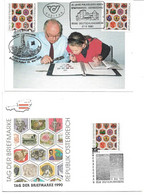 6043t: Övebria 1990 Belegsammlung Deutschlandsberg Und St. Pölten - Autres & Non Classés