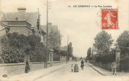/ CPA FRANCE 78 "Le Chesnay, La Rue Lavoisier" - Le Chesnay