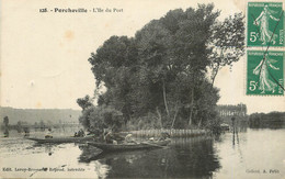 CPA FRANCE 78   "Porcheville, L'Ile Du Port" - Porcheville