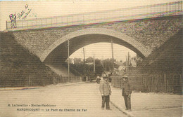 / CPA FRANCE 78 "Hardricourt, Le Pont Du Chemin De Fer" - Hardricourt