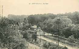 CPA FRANCE 28 "Jouy, La Gare" - Jouy