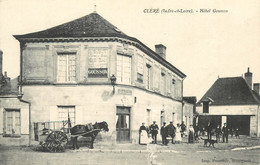 CPA FRANCE 37 "Cléré, Hotel Gousson" - Cléré-les-Pins