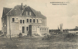 / CPA FRANCE 78 "Aubergenville, Restaurant Du Giboin" - Aubergenville