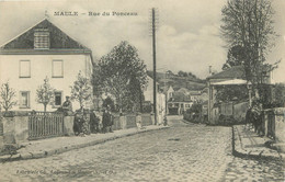 / CPA FRANCE 78 "Maule, Rue Du Ponceau " - Maule