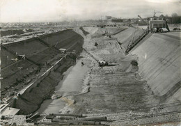 / CPSM FRANCE 68 "Chantier D'Ottmarsheim, Fouille Des écluses" - Ottmarsheim