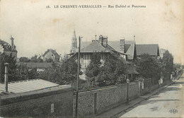 / CPA FRANCE 78 "Le Chesnay Versailles, Rue Drufétel Et Panorama" - Le Chesnay