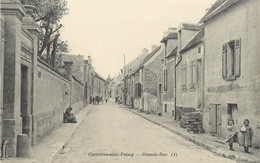 / CPA FRANCE 78 "Carrières Sous Poissy, Grande Rue" - Carrieres Sous Poissy