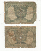 JC ,G, Billet , Gouvernement Général D'INDOCHINE,50 , Cinquante Cents , LOT DE 2 BILLETS - Indochine