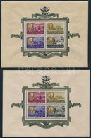 ** 1947 4 Roosevelt Blokkpár Berakólapokon (200.000) (ráncok, Apró Hibák / Creases, Faults) - Other & Unclassified