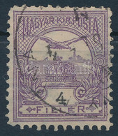 O 1900 Turul 4f 11 1/2 Fogazással, "c" Számvízjelállás (elméleti Katalógus érték ~100.000) - Altri & Non Classificati