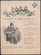 ~1880 Fliegende Blätter Címlapja 1Kr Hírlapilleték Bélyeggel "SZENTES" - Other & Unclassified