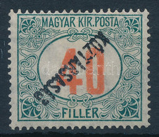 * 1919 Köztársaság Portó 40f Fordított Felülnyomással, Garancia Nélkül / No Guarantee - Other & Unclassified