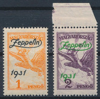 ** 1931 Zeppelin Sor, A 2P ívszéli (28.000) - Other & Unclassified