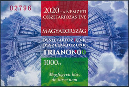 ** 2020 Trianon Vágott Blokk - Altri & Non Classificati