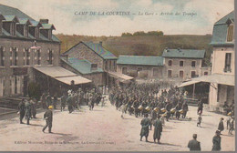 LA COURTINE- LA GARE - ARRIVEE DES TROUPES - La Courtine