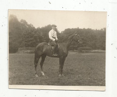 Photographie , 110 X 90 Mm , Sports , équitation ,cheval , Cavalier - Sport