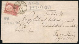 1873 Levél Réznyomat 5kr Bérmentesítéssel "EPERIES / SÁROS M." - Altri & Non Classificati